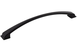 Hardware Resources 224 mm CC Matte Black Arched Roman Cabinet Pull